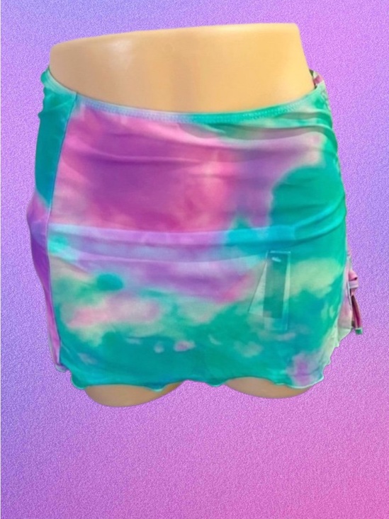 Victoria's Secret Other - Victoria's Secret Tie-Dye Swim Coverup in Purple and Teal